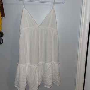 Garage babydoll dress white